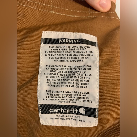 Carhartt Men's Full Swing Quick Duck Flame-Resistant Jacket Size XL - Picture 10 of 14